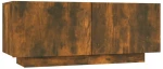 vidaXL Έπιπλο Τηλεόρασης Καπνιστή Δρυς 100x35x40 εκ. Επεξ. Ξύλο N/A Καφέ