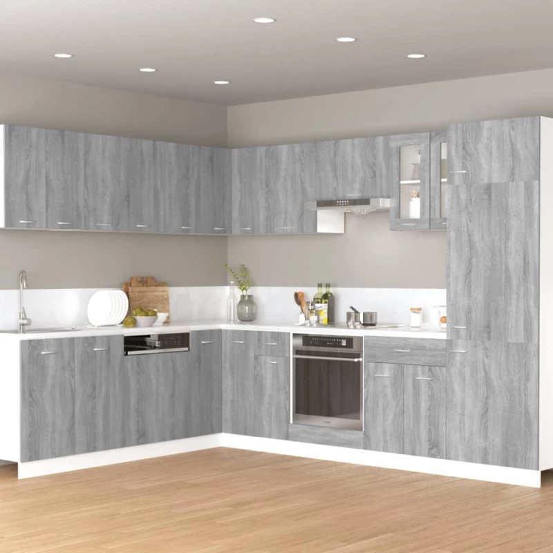 vidaXL Ντουλάπι Κρεμαστό Γκρι Sonoma 60x31x40 εκ. Επεξεργασμένο Ξύλο  Γκρι