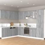 vidaXL Ντουλάπι Κρεμαστό Γκρι Sonoma 60x31x40 εκ. Επεξεργασμένο Ξύλο  Γκρι