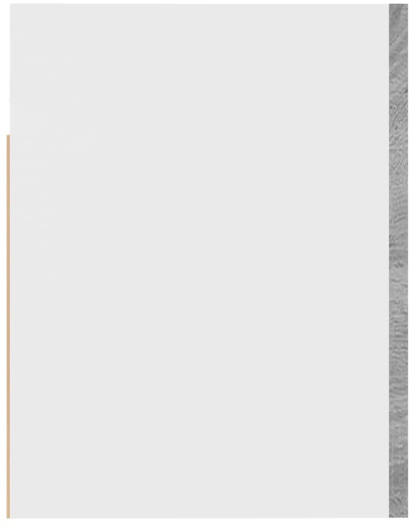 vidaXL Ντουλάπι Κρεμαστό Γκρι Sonoma 60x31x40 εκ. Επεξεργασμένο Ξύλο  Γκρι