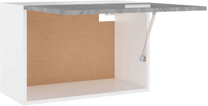 vidaXL Ντουλάπι Κρεμαστό Γκρι Sonoma 60x31x40 εκ. Επεξεργασμένο Ξύλο  Γκρι