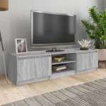 vidaXL Έπιπλο Τηλεόρασης Γκρι Sonoma 140x40x35,5 εκ. από Επεξεργ. Ξύλο N/A Γκρι