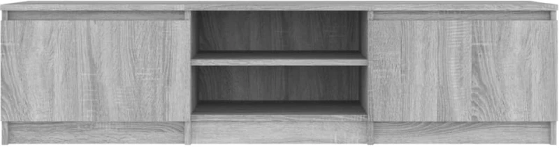 vidaXL Έπιπλο Τηλεόρασης Γκρι Sonoma 140x40x35,5 εκ. από Επεξεργ. Ξύλο N/A Γκρι