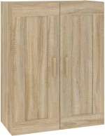 vidaXL Ντουλάπι Τοίχου Sonoma Δρυς 69,5x32,5x90 εκ από Επεξ. Ξύλο N/A Καφέ