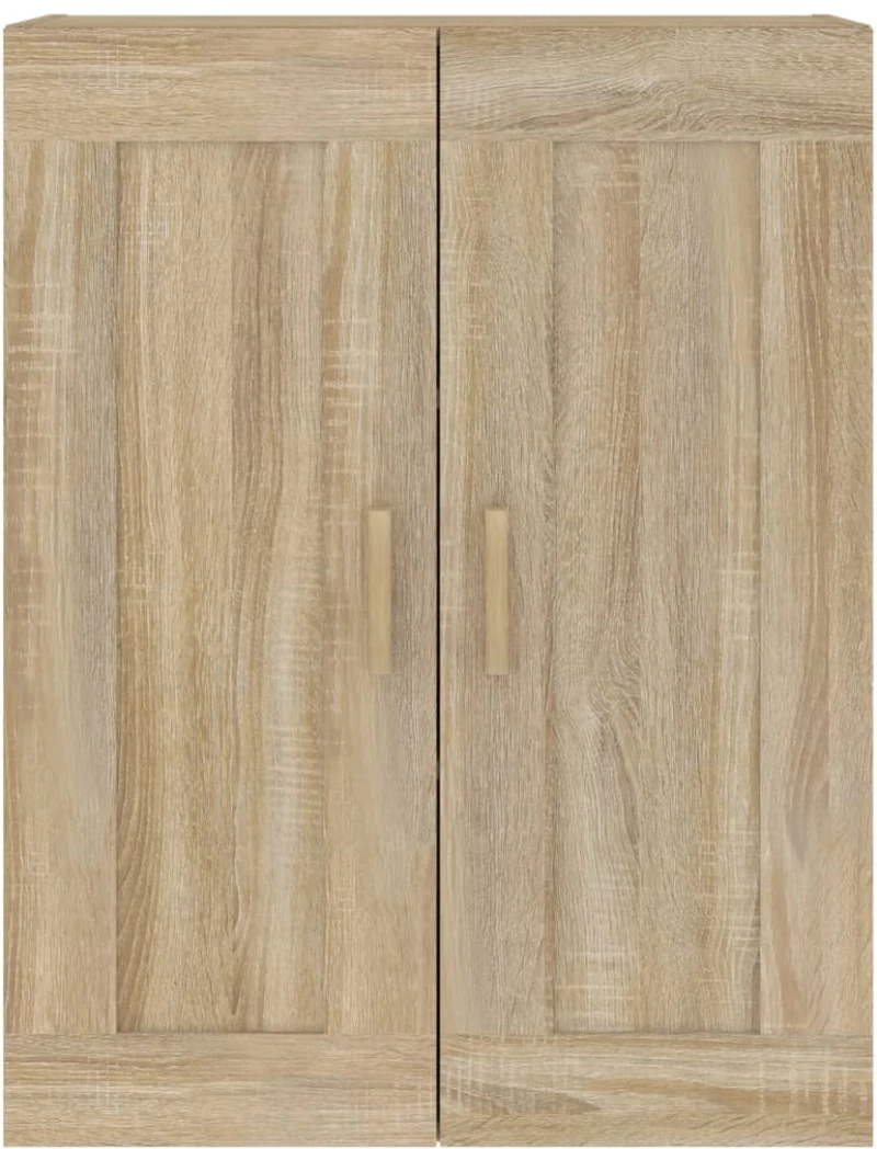 vidaXL Ντουλάπι Τοίχου Sonoma Δρυς 69,5x32,5x90 εκ από Επεξ. Ξύλο N/A Καφέ