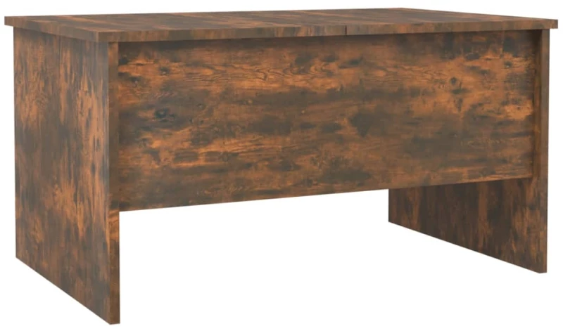 vidaXL Τραπεζάκι Σαλονιού Καπνιστή Δρυς 80x50x42,5εκ. Επεξεργασμ. Ξύλο N/A Καφέ
