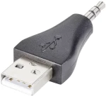 GOOBAY αντάπτορας USB σε 3.5mm jack 93981, 3pin, μαύρο
