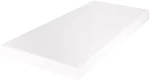 vidaXL Στρώμα 200 x 80 x 17 εκ. με Προστατευτική Πλενόμενη Θήκη 80 x 200 cm Λευκό