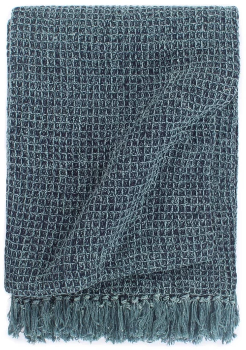 vidaXL Ριχτάρι Ίντιγκο Μπλε 125 x 150 εκ. Βαμβακερό 125 x 150 cm Μπλε