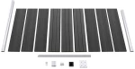 vidaXL Πάνελ Περίφραξης Μαύρο 95 x 186 εκ. από WPC N/A Μαύρο
