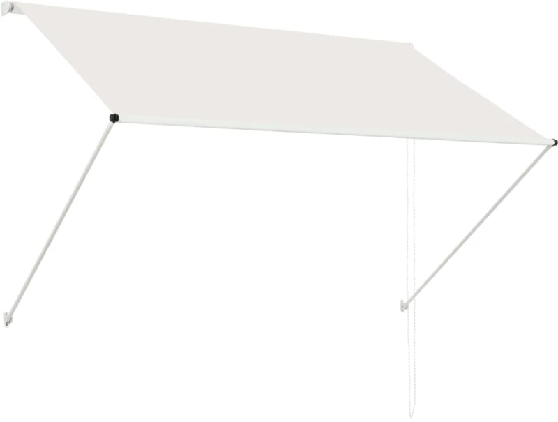 vidaXL Τέντα Συρόμενη Κρεμ 200 x 150 εκ. 200 x 150 cm Κρεμ