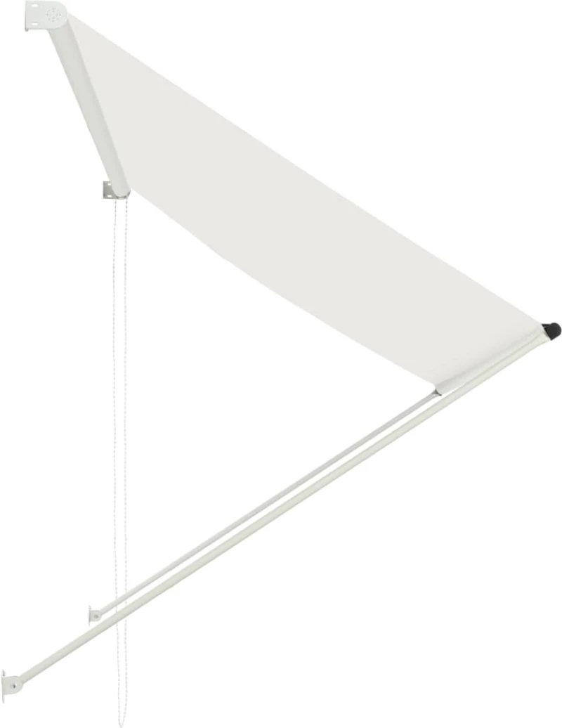vidaXL Τέντα Συρόμενη Κρεμ 200 x 150 εκ. 200 x 150 cm Κρεμ