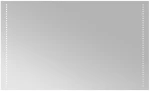 vidaXL Καθρέφτης Μπάνιου με LED 100x60 εκ. 100 x 60 cm Διαφανές