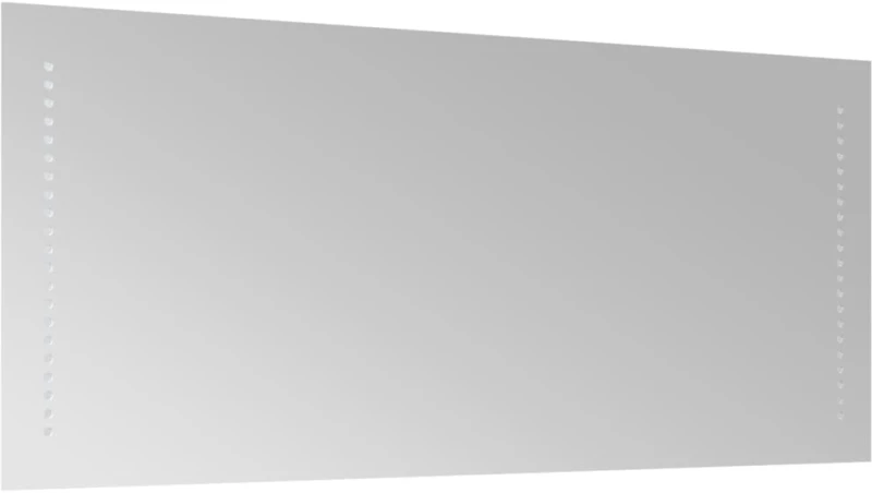 vidaXL Καθρέφτης Μπάνιου με LED 90x40 εκ. 90 x 40 cm Διαφανές