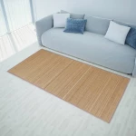 Χαλί Ορθογώνιο Καφέ 150 x 200 εκ. Μπαμπού 150 x 200 cm Καφέ