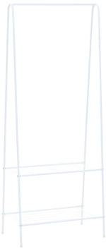 vidaXL Κρεμάστρα Ρούχων Δαπέδου Λευκή 59 x 35 x 150 εκ. N/A Λευκό