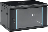 vidaXL Καμπίνα Δικτύου Επιτοίχια 6U 19'' IP20 600 x 450 x 375 χιλ. 600 x 450 x 375 mm