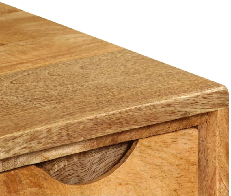 vidaXL Γραφείο 115 x 47 x 76 εκ. από Μασίφ Ξύλο Μάνγκο  Καφέ