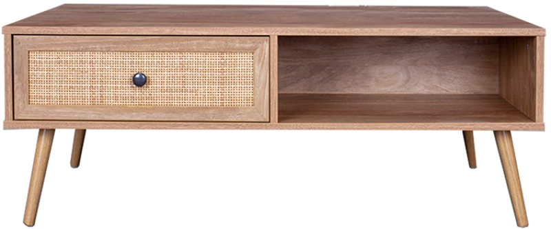 Τραπέζι σαλονιού Oslo pakoworld sonoma 110x59x41,5εκ