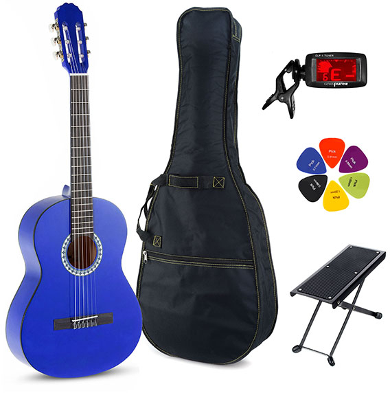 Gewa Concert Basic 4/4, Satin Blue - Basic Set
