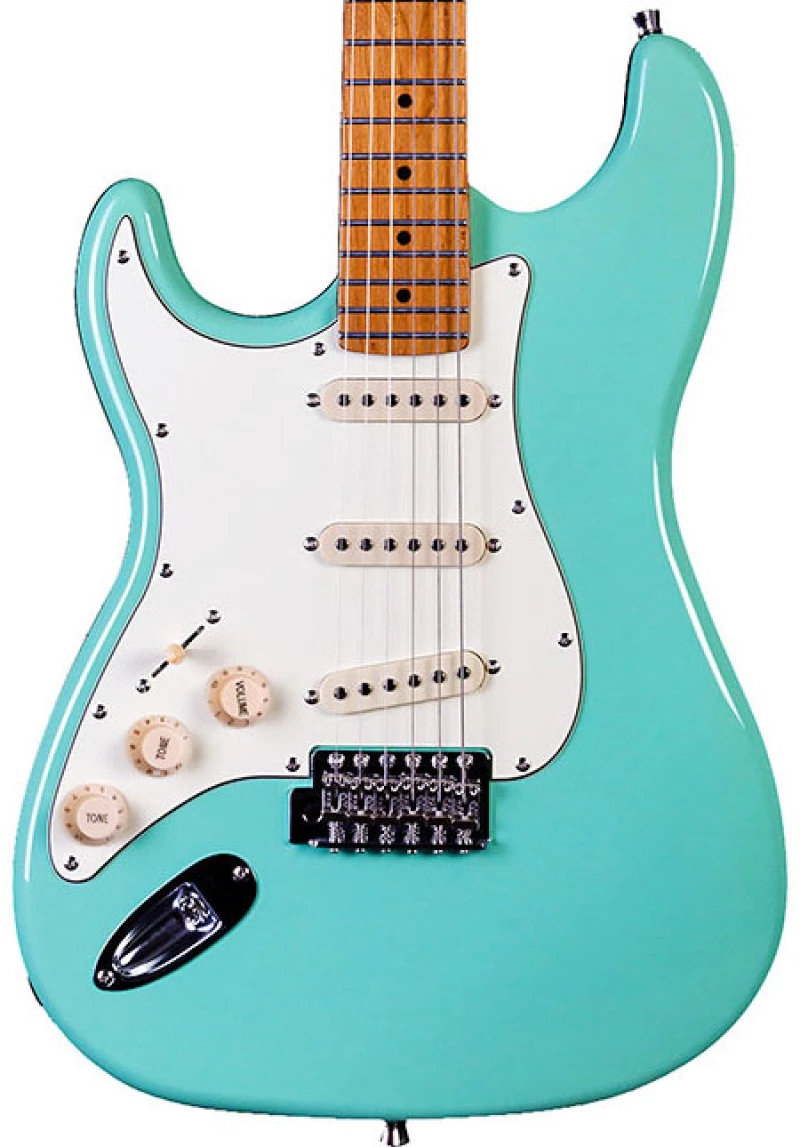 JET Guitars JS300 Stratocaster - Sea Foam Green, Left Handed