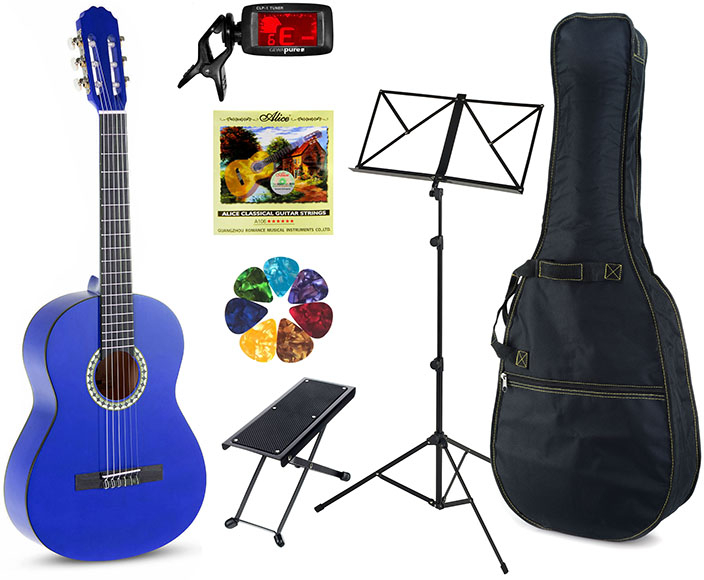Gewa Concert Basic 4/4, Satin Blue - Deluxe Set