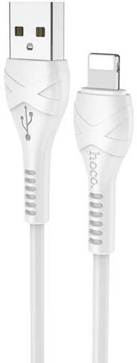 Καλώδιο σύνδεσης Hoco X37 Cool Power USB σε Lightning Fast Charging 2.4A Λευκό 1m