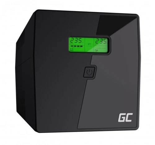 UPS Green Cell UPS03 Micropower 1000VA 12V/7Ah  600W 2x Schuko + 2x IEC  338 x 149 x 162 mm