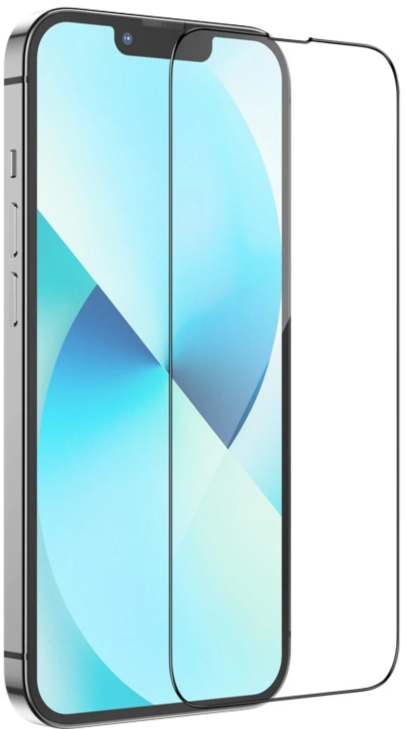 Tempered Glass Hoco G8 3D Full Screen Fine Edge Anti-Fall για Apple iPhone 13 mini Μαύρο Σετ 10 τμχ.