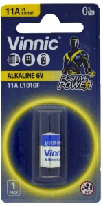 Μπαταρία Αλκαλική Vinnic 11A MN11 L1016F 6V Τεμ. 1