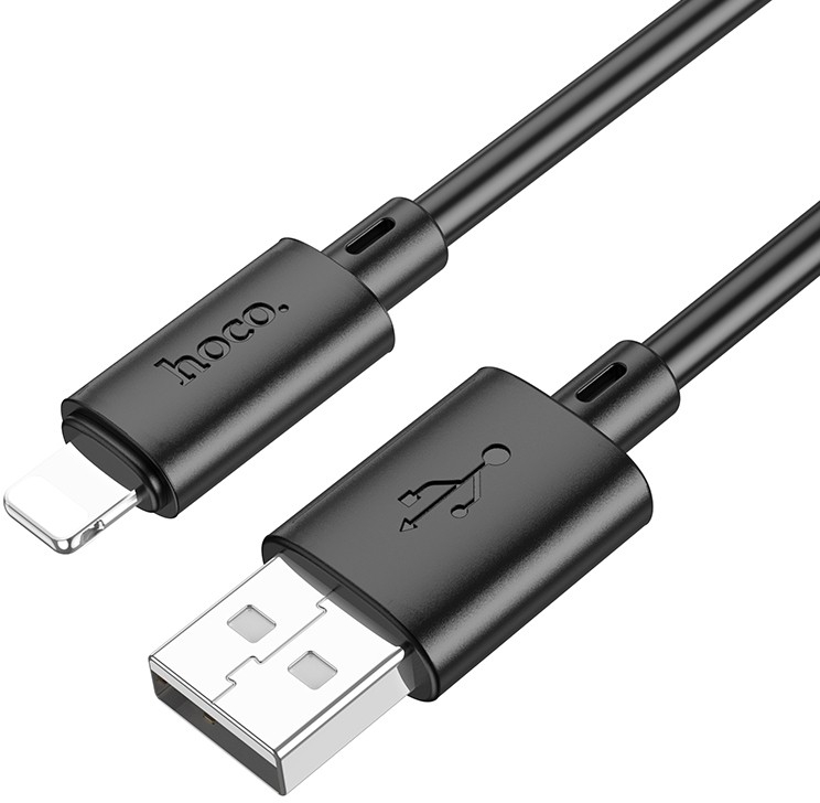 Καλώδιο σύνδεσης Hoco X88 USB σε Lightning 2.4A για Γρήγορη Φόρτιση και Μεταφορά Δεδομένων 1m Μαύρο