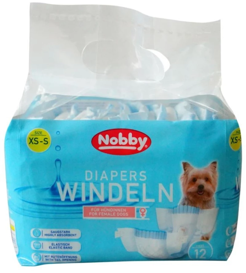 Πάνες-Βρακάκια Σκύλου της Nobby  XSmall  (20-28cm) 12 τεμάχια