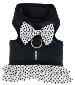 ΣΑΜΑΡΑΚΙ ΓΙΛΕΚΟ ΣΚΥΛΟΥ MESH HARNESS ΦΟΥΣΤΑ ΜΑΥΡΟ ΠΟΥΑ LARGE 17x46-65cm