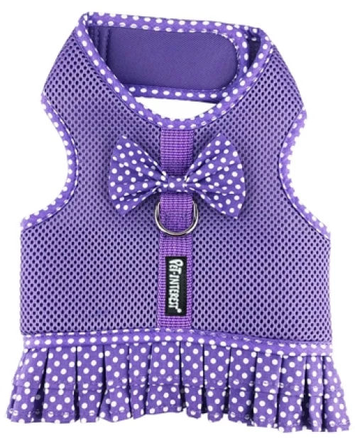 ΣΑΜΑΡΑΚΙ ΓΙΛΕΚΟ ΣΚΥΛΟΥ MESH HARNESS ΦΟΥΣΤΑ ΜΩΒ ΠΟΥΑ XSMALL 10x28-40cm