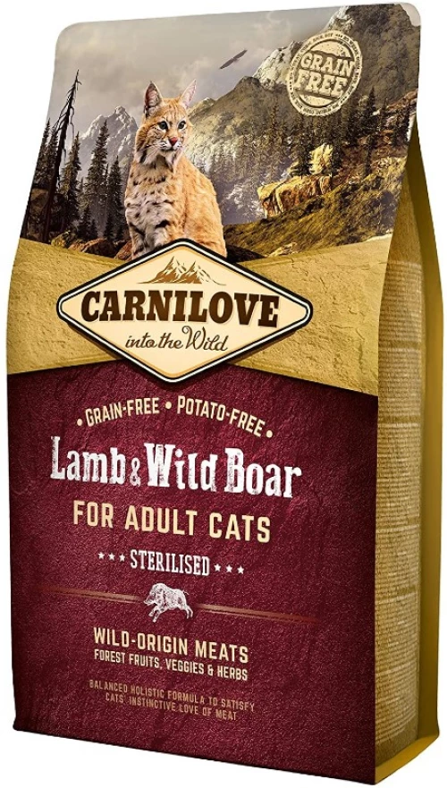 Carnilove Sterilised Cat Lamb and Wild Boar 6kg