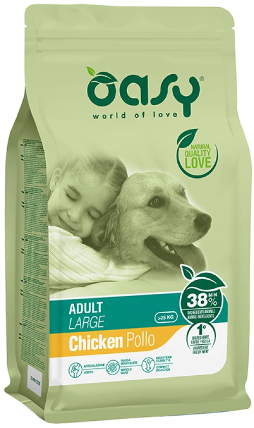 Oasy Dry Dog Adult Large Chicken 12kg