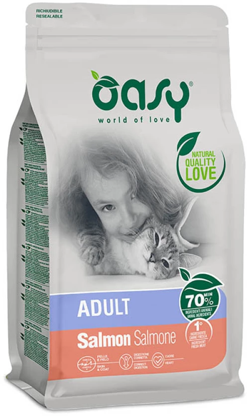 Oasy Cat Adult Salmon 1,5kg