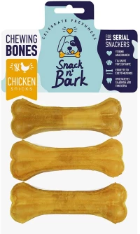 Κόκκαλα Celebrate Snack N Bark 13cm (55gr x 3τμχ) με γεύση κοτόπουλο