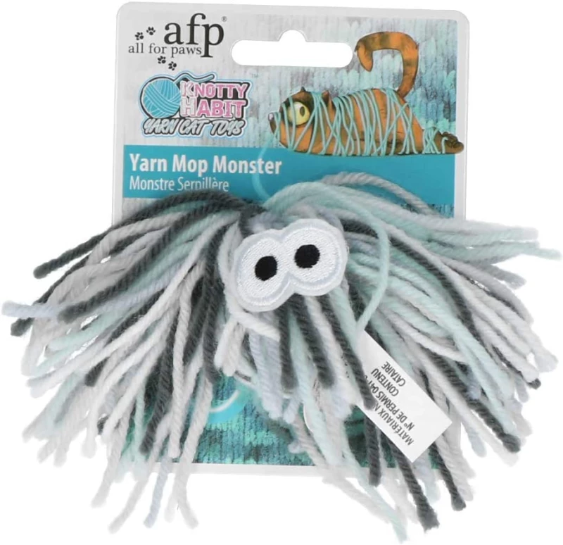 Παιχνίδι Γάτας AFP Knotty Habit Yarn Mop Monster 9,5x9,5x4cm