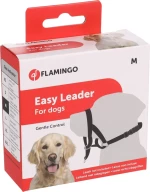 Εκπαιδευτικό λουρί Περιστόμιο Flamingo Easy Leader Black Medium Ø 38 x 42-55cm