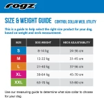 Περιλαίμιο Σκύλου Rogz Utility Web Control Black 2XLarge 2,5x53-80cm