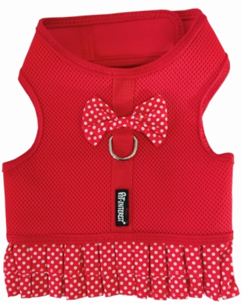 ΣΑΜΑΡΑΚΙ ΓΙΛΕΚΟ ΣΚΥΛΟΥ MESH HARNESS ΦΟΥΣΤΑ RED XL 20x54-64cm