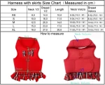 ΣΑΜΑΡΑΚΙ ΓΙΛΕΚΟ ΣΚΥΛΟΥ MESH HARNESS ΦΟΥΣΤΑ RED XL 20x54-64cm