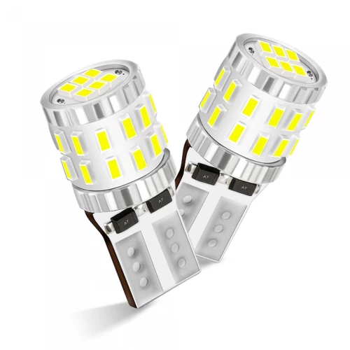 NOVSIGHT T10 LED 12V24V 30 SMD 3014 CANBUS 300LM 3W ψυχρό λευκό 6500Κ 2 τεμάχια