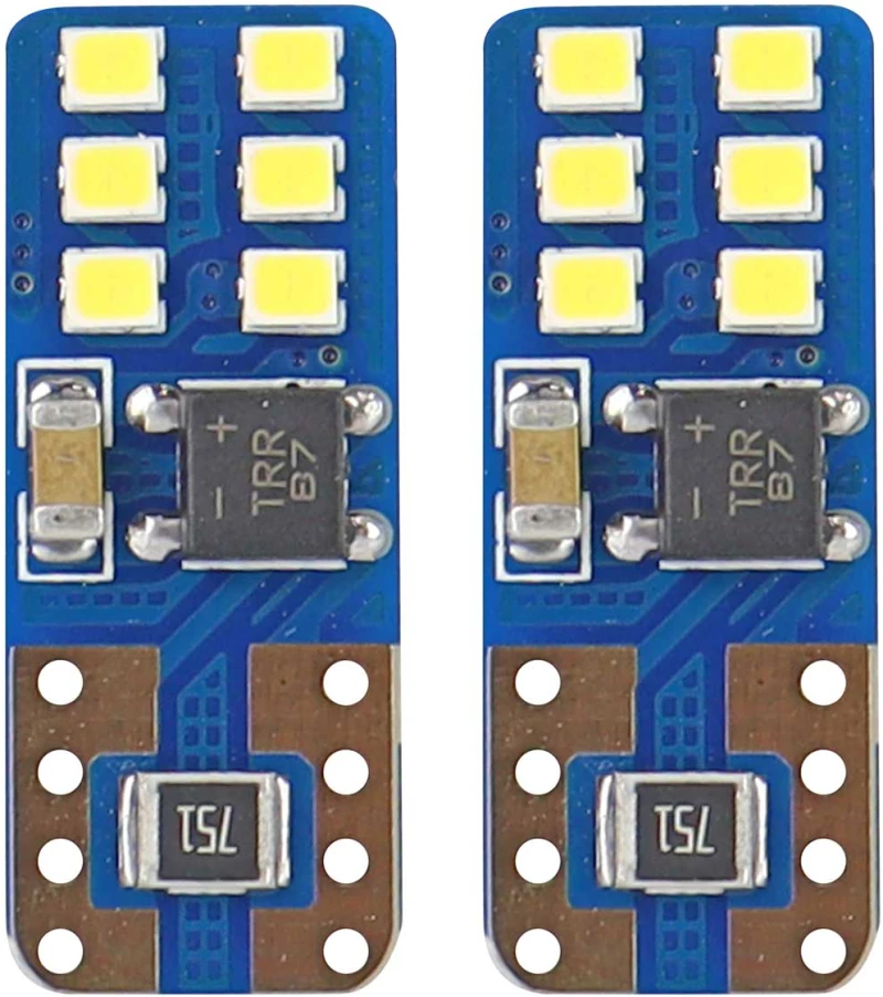 AMIO T10 12V W2,1x9,5d ΛΕΥΚΟ 5.600K 12SMDx2016 AMIO - 2 ΤΕΜ. 01638/AM