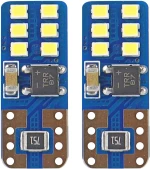 AMIO T10 12V W2,1x9,5d ΛΕΥΚΟ 5.600K 12SMDx2016 AMIO - 2 ΤΕΜ. 01638/AM