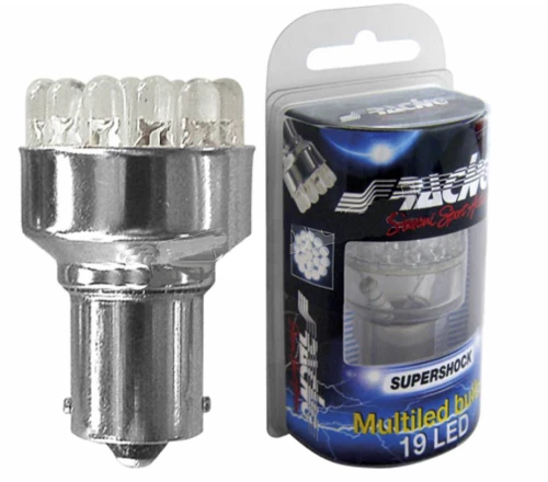 Simoni Racing BA15s ΛΑΜΠΑ ΜΕ 19LED ΚΟΚΚΙΝΟ SIMONI RACING - 1 TEM. SRL19/R