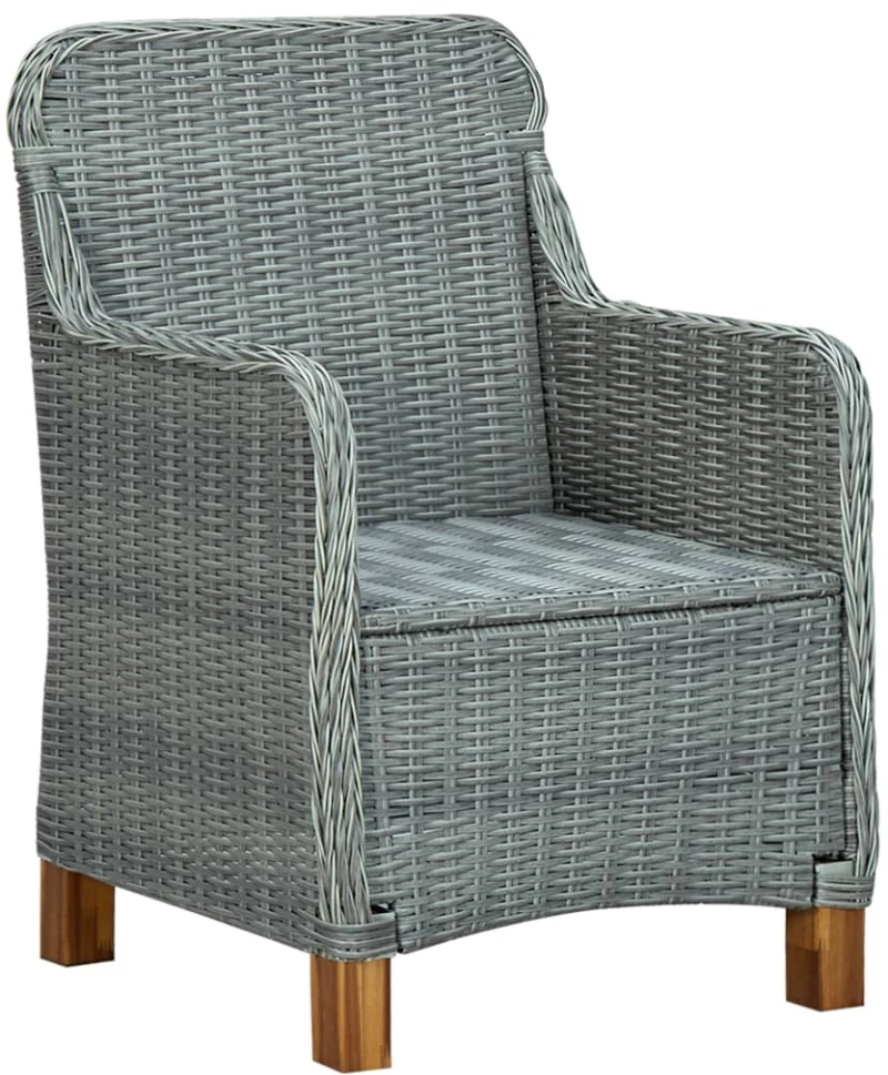 vidaXL Σετ Τραπεζαρίας Κήπου 5 Τεμαχίων Ανοιχτό Γκρι N/A Γκρι