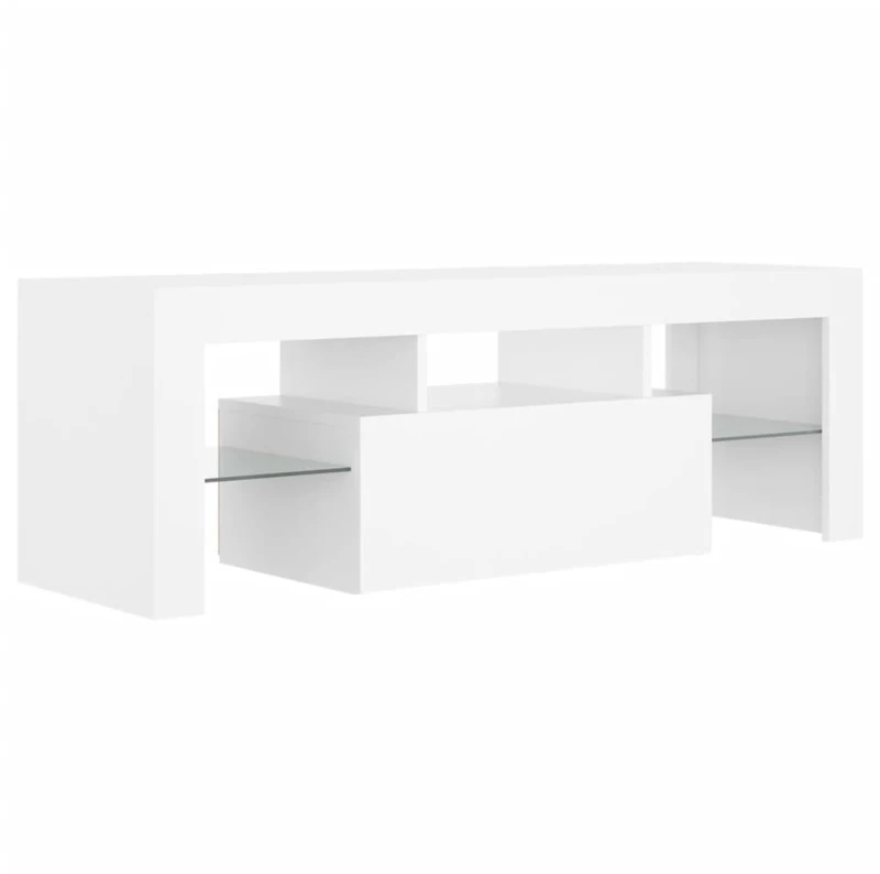 vidaXL Έπιπλο Τηλεόρασης με LED Λευκό 120 x 35 x 40 εκ. N/A Λευκό