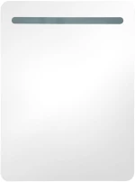 vidaXL Καθρέφτης Μπάνιου με Ντουλάπι & LED Λαμπερό Λευκό 60x11x80 εκ. N/A Λευκό